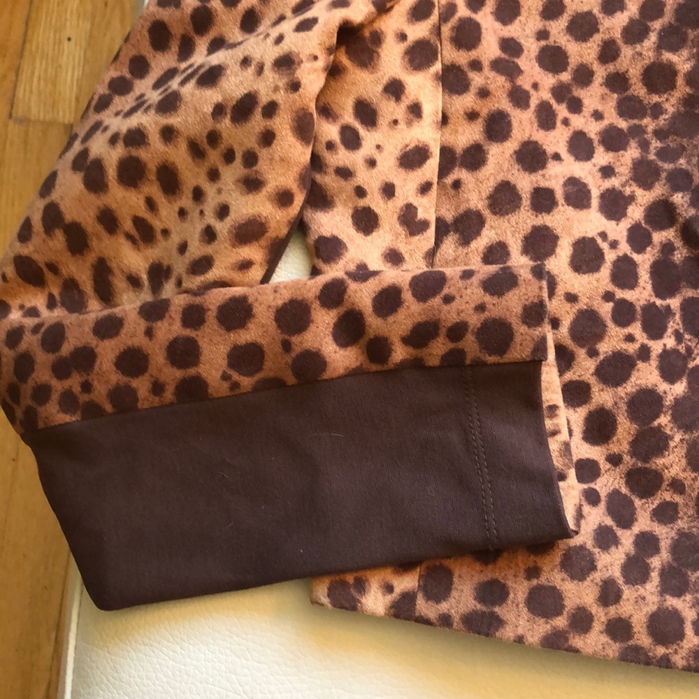BCBGmaxazria leopard print zip jacket - Picture 4 of 6